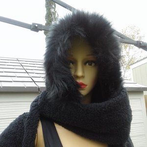 Womens Winter Black with Wrap